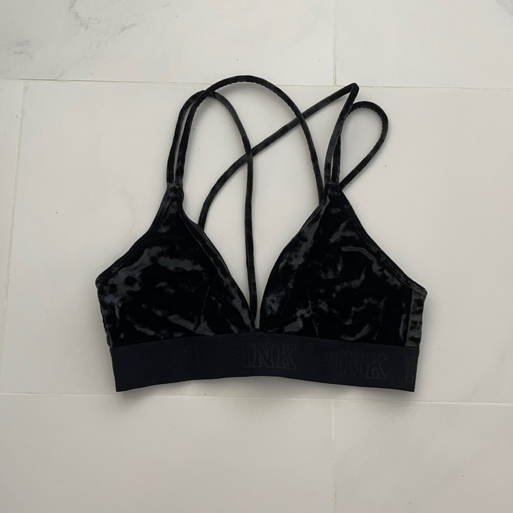 PINK Velvet Bralette